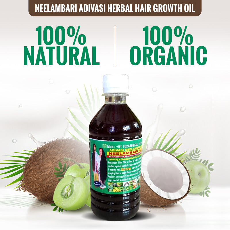 Buy Adivasi Neelambari Herbal Hair Oil 500ml, Natural Herbs And Roots Oil,  No Side Effects (Pack Of 1) Online at Low Prices in India - Amazon.in